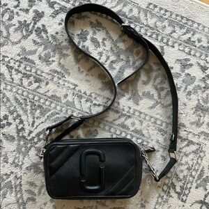 Marc Jacobs Black Leather Crossbody Bag